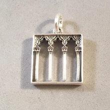 Load image into Gallery viewer, ALCAZAR DE SEVILLE .925 Sterling Silver Charm Pendant Spain Europe Fortress Castle Landmark Travel Souvenir TP15