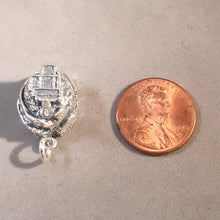 Load image into Gallery viewer, ALCATRAZ ISLAND .925 Sterling Silver Charm Pendant National Historic Landmark Prison California PM26