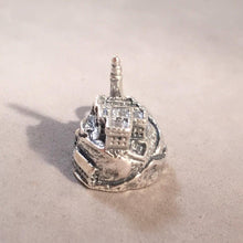 Load image into Gallery viewer, ALCATRAZ ISLAND .925 Sterling Silver Charm Pendant National Historic Landmark Prison California PM26