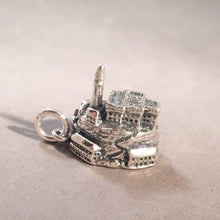 Load image into Gallery viewer, ALCATRAZ ISLAND .925 Sterling Silver Charm Pendant National Historic Landmark Prison California PM26