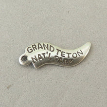 Load image into Gallery viewer, NATIONAL PARK & MONUMENT Nickel Silver Charm Flag/Banner/Tag Not 925 Sterling