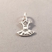 Load image into Gallery viewer, TUTU .925 Sterling Silver Charm 2 Sided Pendant Ballet Ballerina Princess Dress Fashion du29