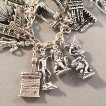 Load image into Gallery viewer, ALL THINGS ITALY .925 Sterling Silver Travel Souvenir Charm Bracelet Rome Florence Venice and More!