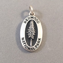 Load image into Gallery viewer, REDWOOD National Park .925 Sterling Silver Charm Pendant Tree Muir Woods Grove CA np58