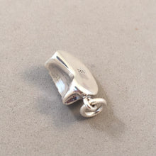 Load image into Gallery viewer, GYOZA .925 Sterling Silver 3-D Charm Pendant Japanese Dumpling Japan Osaka Tokyo kt31