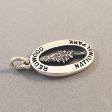 Load image into Gallery viewer, REDWOOD National Park .925 Sterling Silver Charm Pendant Tree Muir Woods Grove CA np58