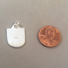 Load image into Gallery viewer, BANFF CANADA .925 Sterling Silver Charm Pendant National Park Lake Louise Travel Shield  tc10