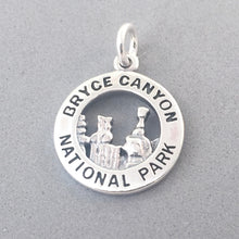 Load image into Gallery viewer, BRYCE CANYON National Park .925 Sterling Silver Charm Pendant Utah Hoodoo Traveling Kings np44