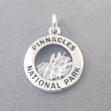 Load image into Gallery viewer, PINNACLES National Park .925 Sterling Silver Charm Pendant CA Monument High Peaks Old Trail np48