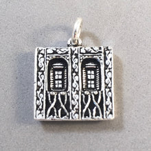 Load image into Gallery viewer, BALCONY .925 Sterling Silver 3-D Charm Pendant French Quarter New Orleans Window House TU20