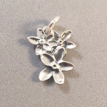 Load image into Gallery viewer, FORGET ME NOT .925 Sterling Silver Charm Pendant Flower Garden GA29