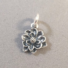 Load image into Gallery viewer, MAGNOLIA FLOWER .925 Sterling Silver 3-D Charm Pendant Tree Blossom Waterlily Mississippi ga56