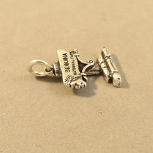 Load image into Gallery viewer, SEQUOIA NATIONAL PARK Entrance Sign Small .925 Sterling Silver Charm Pendant CA Sherman Grant pm20