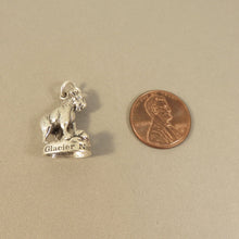 Load image into Gallery viewer, GLACIER MOUNTAIN GOAT .925 Sterling Silver 3-D Charm Pendant National Park Montana Travel pm15