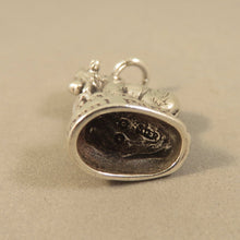 Load image into Gallery viewer, GLACIER MOUNTAIN GOAT .925 Sterling Silver 3-D Charm Pendant National Park Montana Travel pm15
