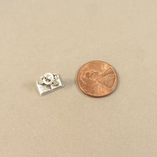 Load image into Gallery viewer, BOOK WORM .925 Sterling Silver 3-D  CHARM Pendant Reading Hobby Library School HB28