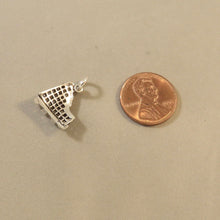 Load image into Gallery viewer, ROLLER COASTER .925 Sterling Silver 3-D Charm Pendant Amusement Theme Park Ride Six Flags hb13