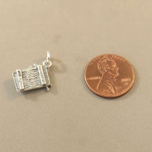 Load image into Gallery viewer, SUSHI .925 Sterling Silver 3-D Charm Pendant Japanese Food Japan Chop Sticks Plate Platter kt62