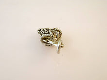 Load image into Gallery viewer, Sale! GRAPES .925 Sterling Silver 3-D Heavy Charm Pendant Bunch Fruit Food Kitchen Wine KT122