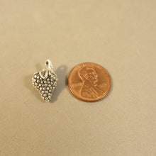 Load image into Gallery viewer, Sale! GRAPES .925 Sterling Silver 3-D Heavy Charm Pendant Bunch Fruit Food Kitchen Wine KT122
