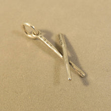 Load image into Gallery viewer, CHOP STICKS .925 Sterling Silver 3-D Charm Pendant Japan China Chinese Sushi KT45