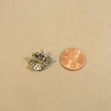 Load image into Gallery viewer, PRICKLY PEAR CACTUS 3-D .925 Sterling Silver Charm Pendant NM AZ Southwest Desert ga03