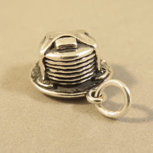 Load image into Gallery viewer, STACK OF PANCAKES .925 Sterling Silver 3-D Charm Pendant Breakfast Short Stack Flap Jacks kt58