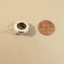 Load image into Gallery viewer, STACK OF PANCAKES .925 Sterling Silver 3-D Charm Pendant Breakfast Short Stack Flap Jacks kt58
