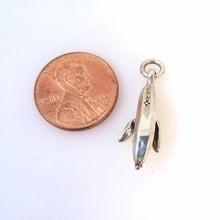 Load image into Gallery viewer, Sale! BANANA .925 Sterling Silver 3-D Charm Pendant Peel Fruit Food Kitchen SL22L