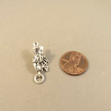 Load image into Gallery viewer, BAGPIPE PLAYER .925 Sterling Silver 3-D Charm Pendant Scotland Music Instrument Kilt Scottish TB18