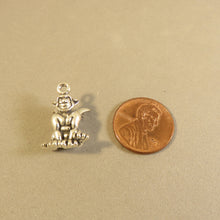 Load image into Gallery viewer, AIRBOAT .925 Sterling Silver Charm Pendant Florida Everglades National Park Alligator Crocodile NT73