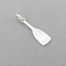Load image into Gallery viewer, OAR or PADDLE .925 Sterling Silver Charm Pendant Rowing Crew Team Row Boat Oarsman SP01