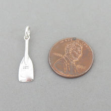 Load image into Gallery viewer, OAR or PADDLE .925 Sterling Silver Charm Pendant Rowing Crew Team Row Boat Oarsman SP01