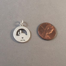 Load image into Gallery viewer, SAGUARO National Park .925 Sterling Silver Charm Pendant Arizona Cactus Tucson np52