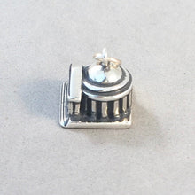 Load image into Gallery viewer, THOMAS JEFFERSON MEMORIAL .925 Sterling Silver 3-D Charm Pendant Washington DC Travel pm38
