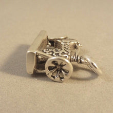 Load image into Gallery viewer, DETAILED SEWING MACHINE .925 Sterling Silver 3-D Charm Pendant Antique Vintage Style ew hb17