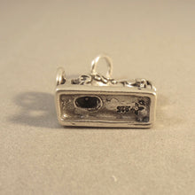 Load image into Gallery viewer, DETAILED SEWING MACHINE .925 Sterling Silver 3-D Charm Pendant Antique Vintage Style ew hb17
