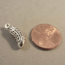 Load image into Gallery viewer, PICKLE .925 Sterling Silver 3-D Charm Pendant Food Kitchen Dill Sweet Kosher Cucumber Ne kt01