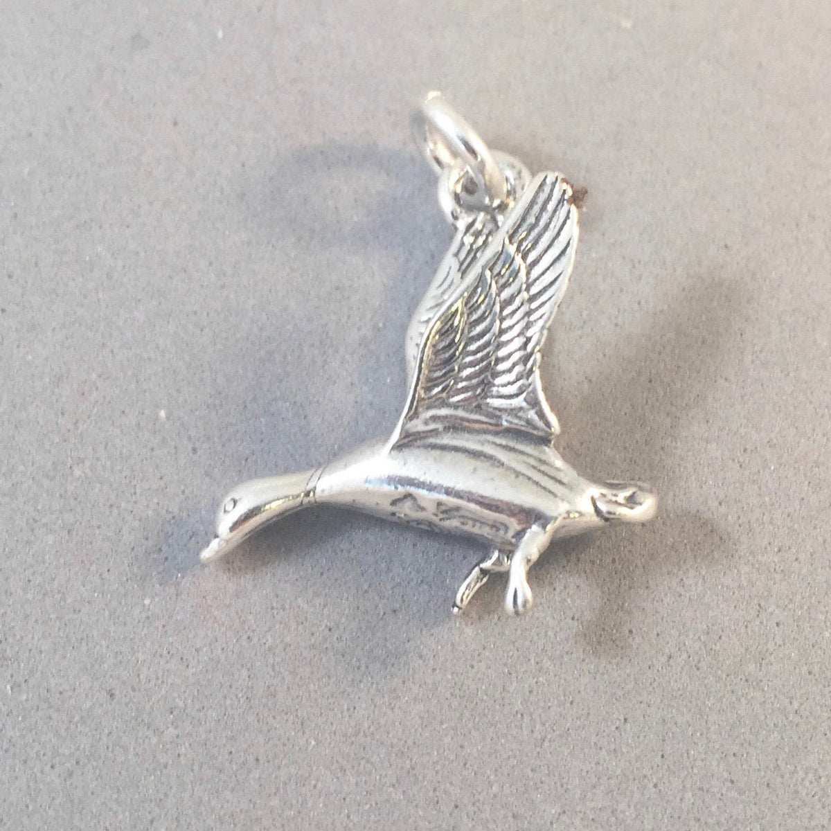 Flying Bird Ring in Sterling Silver, Canadian Goose hotsell Ring in Sterling Silver, Flying Seagull in Sterling Silver Ring, Size 10