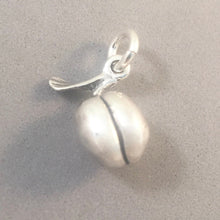 Load image into Gallery viewer, PEACH .925 Sterling Silver 3-D Charm Pendant Fruit Georgia Food Kitchen New kt23