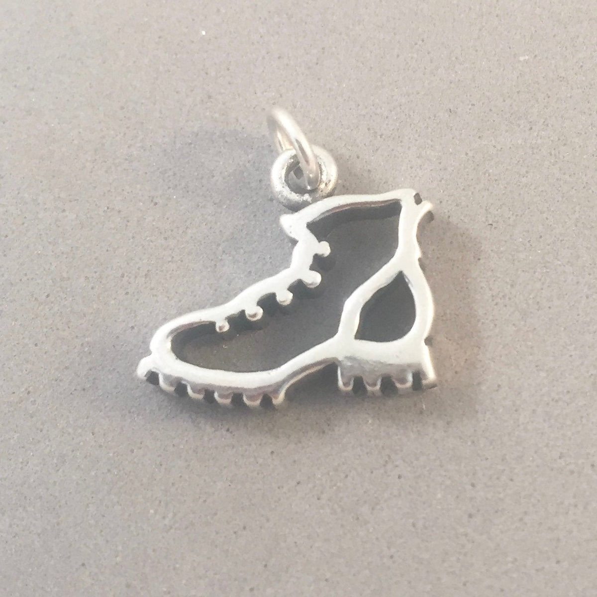 Silver hiking buying boot pendant