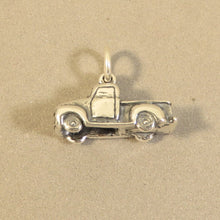 Load image into Gallery viewer, 1960'S PICK-UP TRUCK .925 Sterling Silver 3-D Charm Pendant Vehicle Old Chevy Ford Pickup vh28
