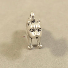 Load image into Gallery viewer, Sale! PIT BULL .925 Sterling Silver 3-D Charm Pendant Dog Breed Puppy Pet PitBull dg07