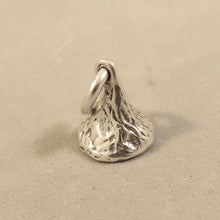 Load image into Gallery viewer, CHOCOLATE CHIP .925 Sterling Silver 3-D Charm Pendant Candy Valentine Hershey Kiss Desert kt66
