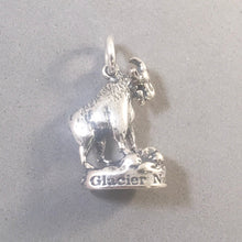 Load image into Gallery viewer, GLACIER MOUNTAIN GOAT .925 Sterling Silver 3-D Charm Pendant National Park Montana Travel pm15
