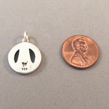 Load image into Gallery viewer, SEQUOIA National Park .925 Sterling Silver Charm Pendant Tree Trunk & Person Waving CA np67