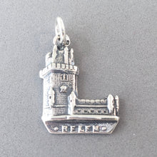 Load image into Gallery viewer, BELEM TOWER .925 Sterling Silver Charm Pendant Lisbon Portugal Torre Saint Vincent tp03