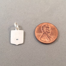 Load image into Gallery viewer, ANTWERPEN .925 Sterling Silver Charm Pendant Belgium Travel Shield Crest Town Hall Europe td12