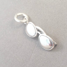 Load image into Gallery viewer, AVIATOR Style SUNGLASSES .925 Sterling Silver 3-D Charm Pendant Beach Glasses Sun du21
