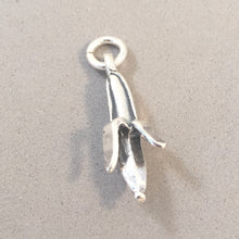 Load image into Gallery viewer, Sale! BANANA .925 Sterling Silver 3-D Charm Pendant Peel Fruit Food Kitchen SL22L